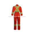 Hohe Sichtbarkeit 100% Baumwolle coverall Arbeitskleidung